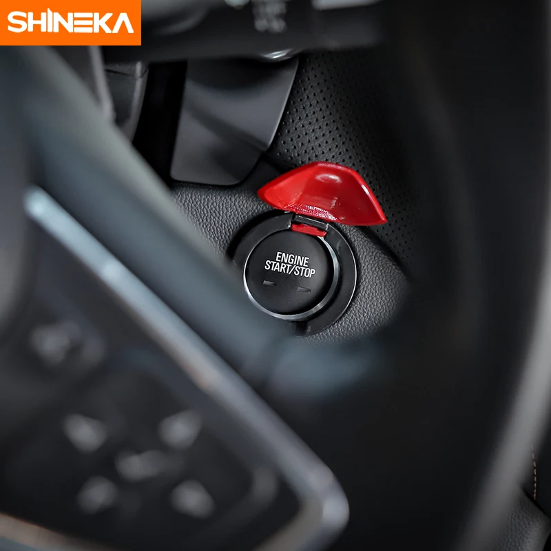 SHINEKA автостайлинг кнопка аварийного останова двигателя крышка наклейка подходит для Chevrolet Equinox автомобильные аксессуары