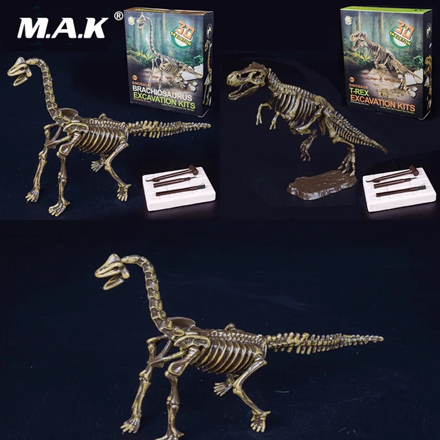 dinosaur archaeological excavation toy 3d skeleton diy children kids