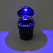 Автомобильный Стайлинг пепельница для сигарет с светодиодный лампой для Mercedes-Benz all class A B C E S G M ML CL CLK CLS GL GLK R SL SLK SLS