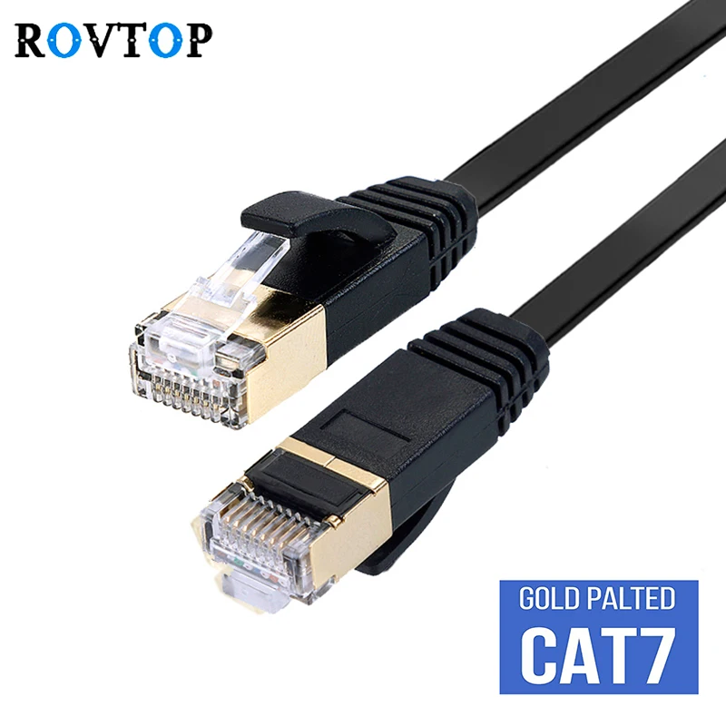 

Rovtop Ethernet Cable RJ45 Cat7 Lan Cable UTP Network Cable 1M 2M 3m 5m 10m 15M Patch Cord Cable for PC Router Laptop Modem Z2
