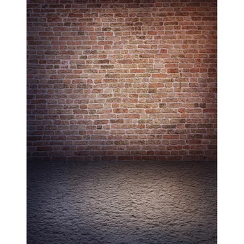 

MEHOFOTO Vinyl Photography Background Dark Brown Brick Wall Computer Printed Children Backdrops for Photo Studio S-2589