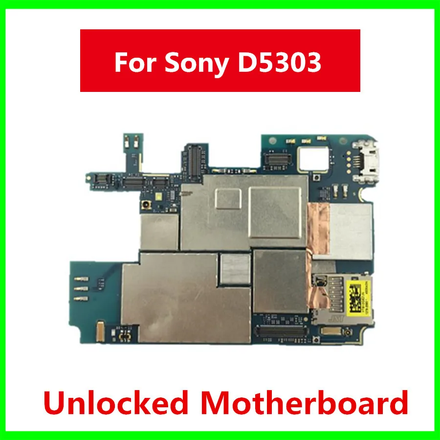 Материнская плата для Sony Xperia T2 D5303 материнская E3 D2203 100% разблокирована с системой