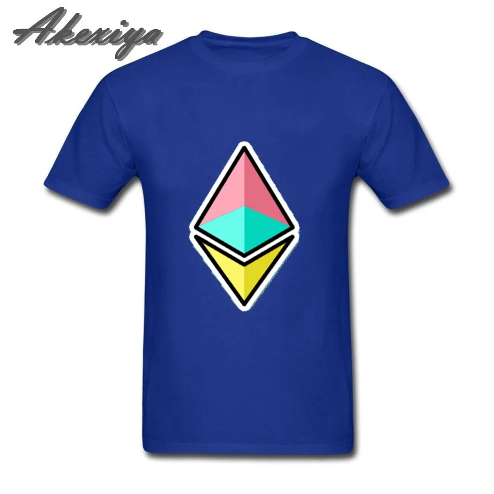 Ethereum Logo Bitcoin Funny T Shirts Summer Fashion 3D men Ethereum Virtual Currency Leisure Short Sleeve Tshirt Homm Fortnight