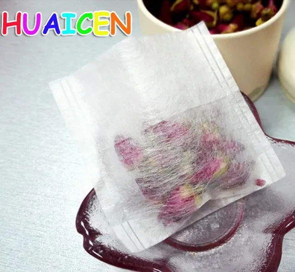 

500pcs/lot Environmental Natural Corn Fiber Folding Tea Bag PLA Biodegraded Tea Filters Herbal Tea filter bags