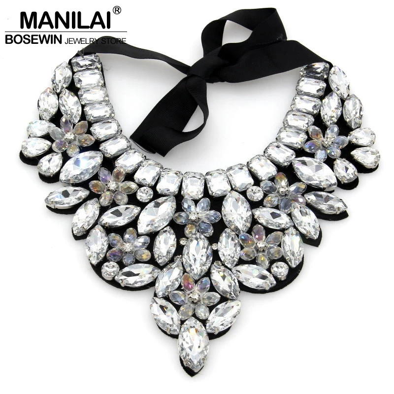 Vestido de noche para mujer, accesorios de combinación joyería de declaración, collares de Collar de cristal brillante cross|necklace cristalnecklace dog - AliExpress