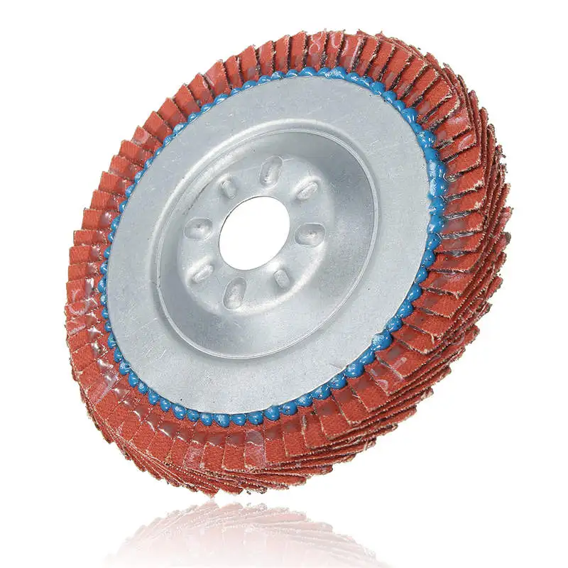 High Quality 100mm Angle Grinder Sanding Flap Disc Grinding Wheel For Polishing Deburring angle-grinder-sanding-disc : image High Quality 100mm Angle Grinder Sanding Flap Disc Grinding Wheel For Polishing Deburring angle-grinder-sanding-disc