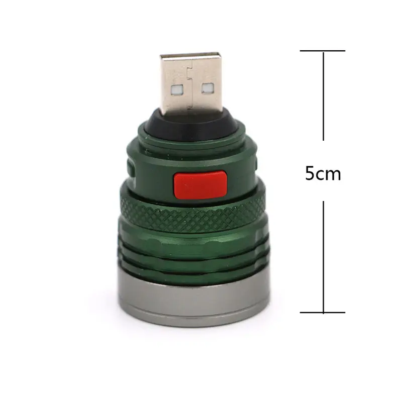 Lanternas e Lanternas 3 modo mini usb tático Modelo de Contas Led : Flashlight