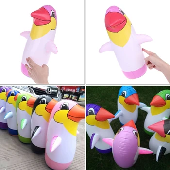 

45cm Inflatable Penguin Tumbler Toy Kids Toys Inflatable Animal Balloon Supplies