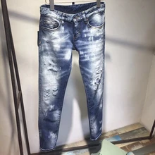 Стиль, красивые женские джинсы средней длины с цветочным принтом, подходящие для повседневных случаев, этот магазин рекомендуется покупать горячим