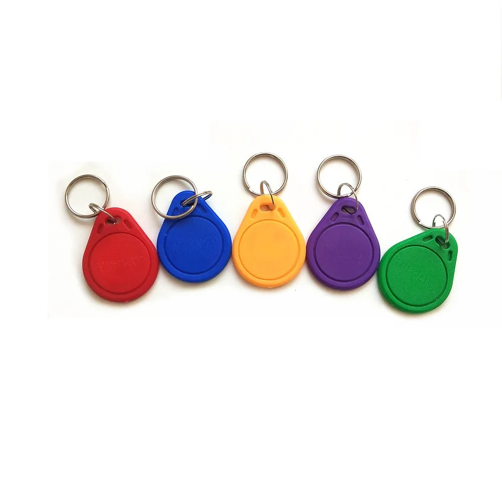 

100 Pcs 125khz EM4100 Keychains Wholesale New RFID Proximity ID Card Token Tags Key Keyfobs