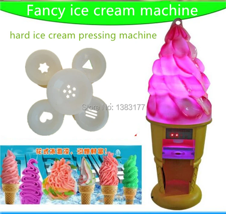 Настольная маленькая жесткая машина для формирования мороженого, машина для прессования мороженого в рулоне, модная машина для мороженого
