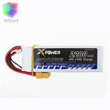 Hilbert 1pcs 2200Mah 11.1V 3S 30C Max 35c Lithium Li-po Battery XT60 T Plug For RC Helicopter Qudcopter Drone Truck Car CX-20