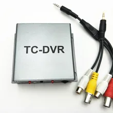 DVR 2 CANALI TC-DVR регистратор SU MICRO SD мини видеосорвеганза аудио видео для камеры видеонаблюдения/автомобиля