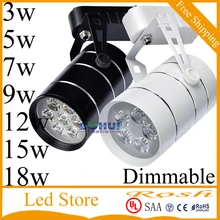 CE ROHS UL мощный светодиодный светильник 3 Вт 5 Вт 7 Вт 9 Вт 12 Вт 15 Вт 18 Вт светодиодный потолочный Точечный светильник AC85-265V Светодиодный точечный светильник ing CE UL SAA