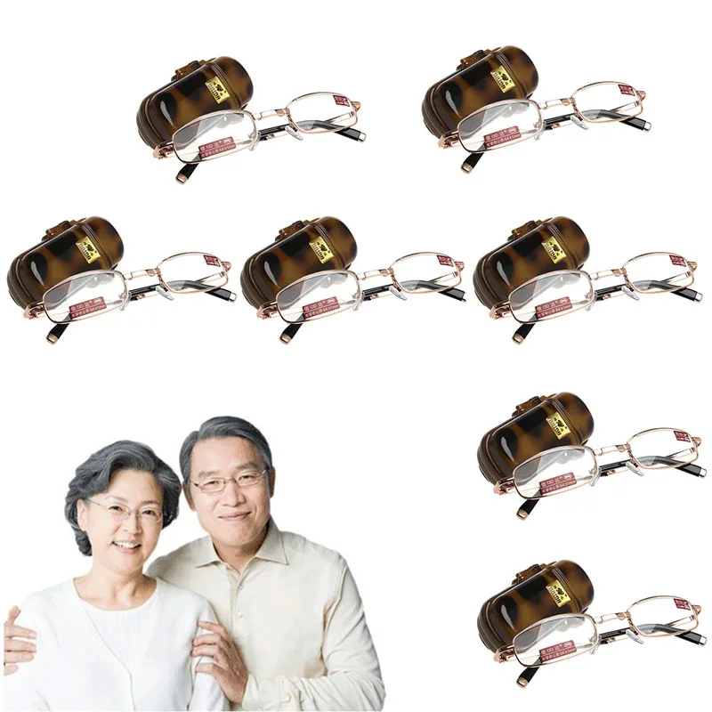 2017 Unisex Folding Reading Glasses Full Frame Eyeglass With Case MAR15_15