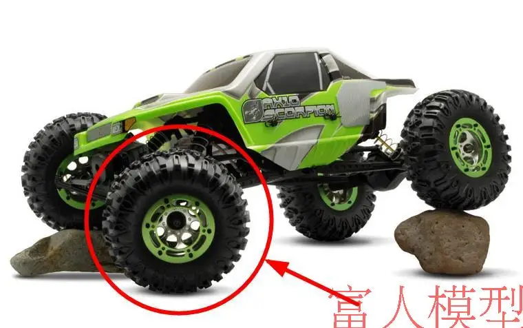 1 шт. осевое 2,2 зеленое кольцо beadlock набор гусеничных шин для 1/10 RC Rock Crawler SCX10 AX10 Wraith 1 шт