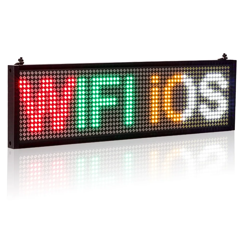 Display Painel Ios Wifi Programável Rolagem Mensagem Loja Janela Publicidade Signage Negócio p5 Smd Led 3 P5 smd led display painel ios wifi