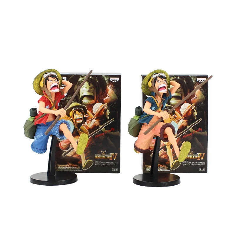 

18cm Anime One Piece Luffy PVC Action Figure Collectible Model Toy Dolls 2 Colors Selectable