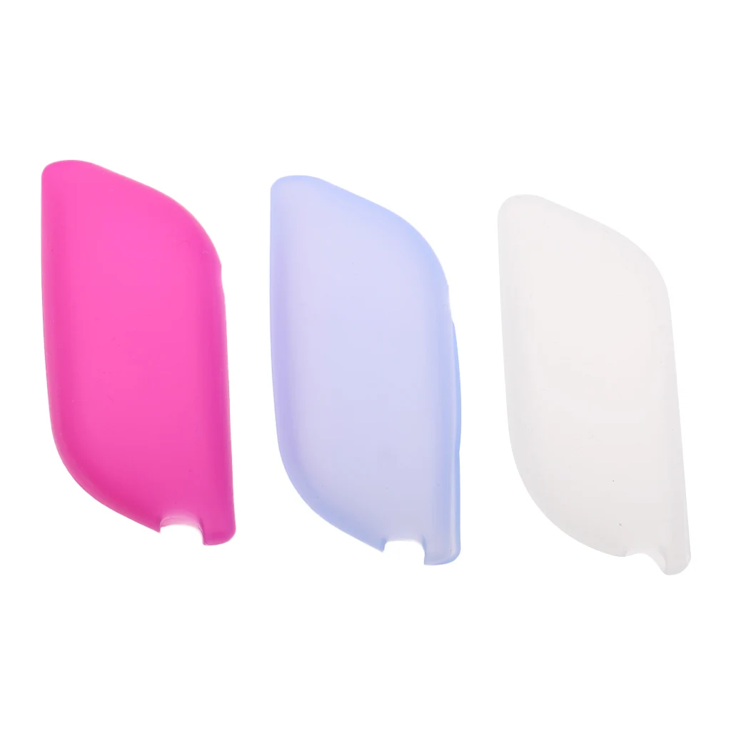 New Arrival 3pcs Silicone Toothbrush Head Case Covers for Outdoor Sports Home Use Travel Outdoor Tools 