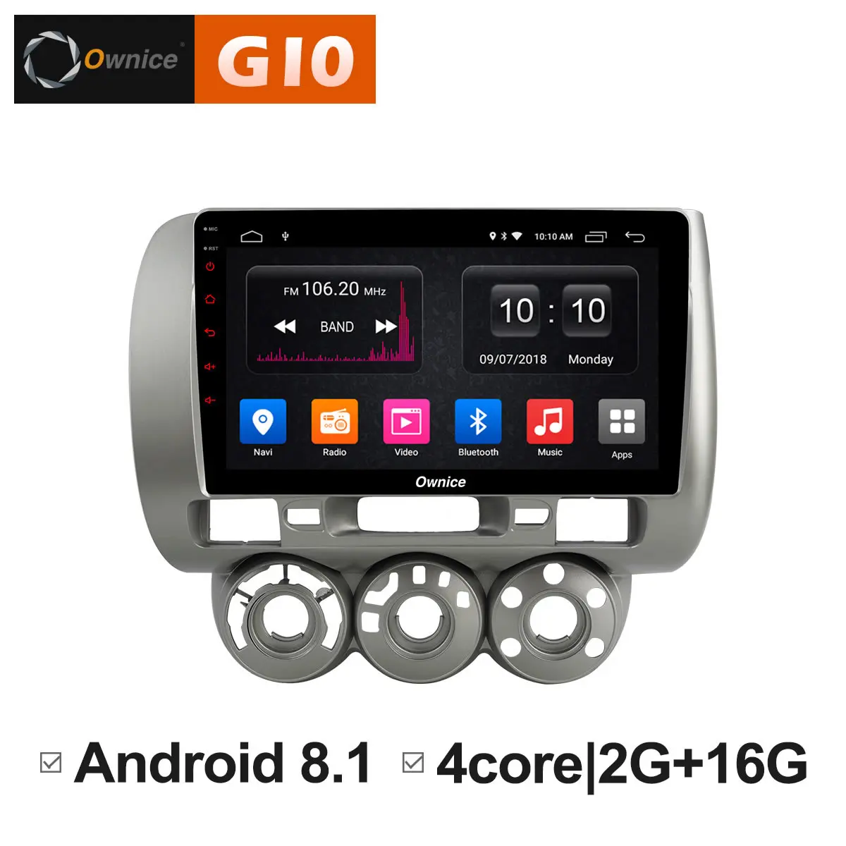 Ownice Android 8 1 радио автомобиль плеер gps навигации мультимедиа для Honda Fit Jazz 2004 2005 2006 2007