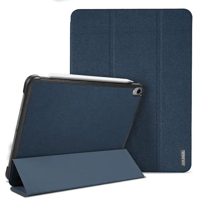 DUX DUCIS PU кожаный чехол для iPad Pro 12,9 роскошный, с магнитной застежкой умный чехол для iPad Pro 12,9 дюймов противоударный чехол - Цвет: Синий