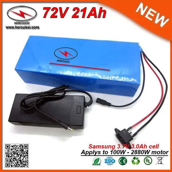 72v lithium ion pack
