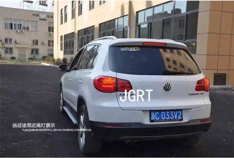 4 шт. автомобильный Стайлинг для VW Tiguan задние фонари 2010-2012 для Tiguan светодиодный задний фонарь+ сигнал поворота+ тормоз+ обратный светодиодный свет