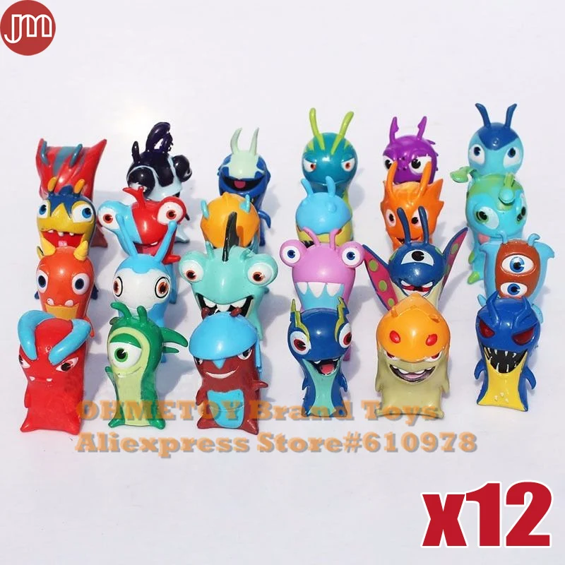 Toys Slug Terra Kids Birthday Gift Cake Toppers Mix Styles Collection-in Ac...