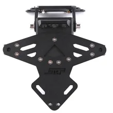 Для Kawasaki NINJA250 NiNJA300 Z250 Z300 Мотоцикл Регулируемый держатель регистрационного номера номерного знака со светодиодной подсветкой