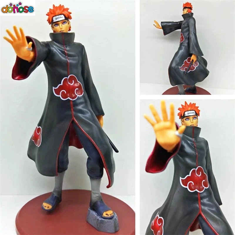 Anime Naruto Shippuden Pain Nagato Akatsuki Deva Path PVC Action Figure Collection Model Kids Toy Doll
