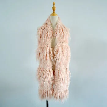 

P0137 New Fashion imitation fur scarf female winter fur scarf all-match warm fur collar Winter Women Faux fur Scarves