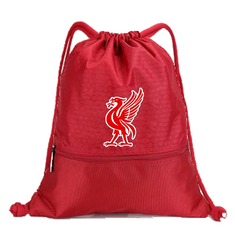 

Drawstring Soccer Bag Liverpool Football Clubs Swerve Gym Bag Backpack Sport Bag Advanced Materials Waterproof and Durable