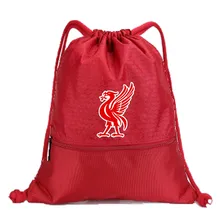 Drawstring Soccer Bag Liverpool Football Clubs Swerve Gym Bag Backpack Sport Bag Advanced Materials Waterproof and Durable
