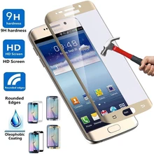 Película de vidro temperado para samsung, tela protetora de vidro curva 3d para proteção de tela samsung galaxy s6edge s6 s7 s 6 7 edge plus 7 s na caixa de vidro tremp