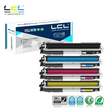 LCL 126A CE310A CE311A CE312A CE313A (4-Pack KCMY) Toner Cartridge Compatible for HP Laserjet Pro CP1021 CP1022 CP1023 CP1025