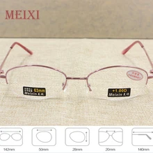 Женская оправа из полусплава, стеклянные линзы, очки для чтения, женские очки+ 1,0+ 1,5+ 2,0+ 2,5+ 3,0+ 3,5+ 4,0