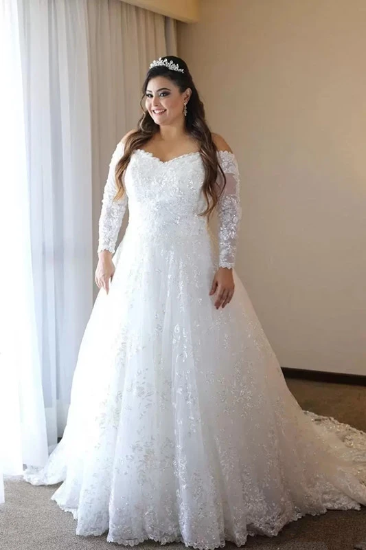 Sparkly wedding dress plus size Clearance