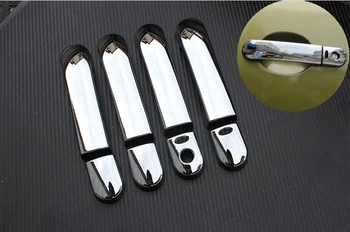 

FUNDUOO For Nissan Versa / Tiida / Latio 2007 2008 2009 2010 2011 2012 Chrome Car Door Handle Cover Trim Smart Entry Buttons