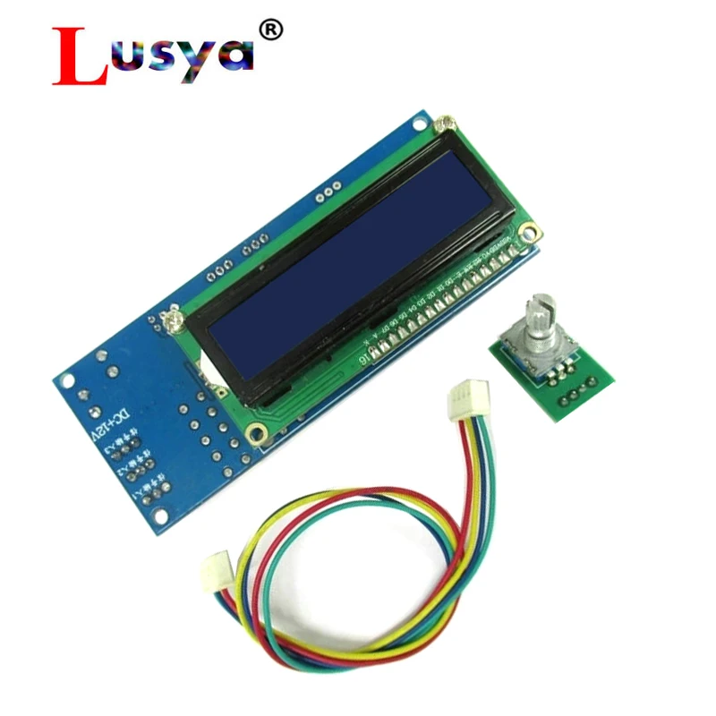 

3 Way Input 4 Channel PT2313 Digital Tone HiFi Audio Board With LCD Display For Car Better Than LM1036 NE5532 Amplifier A5-016