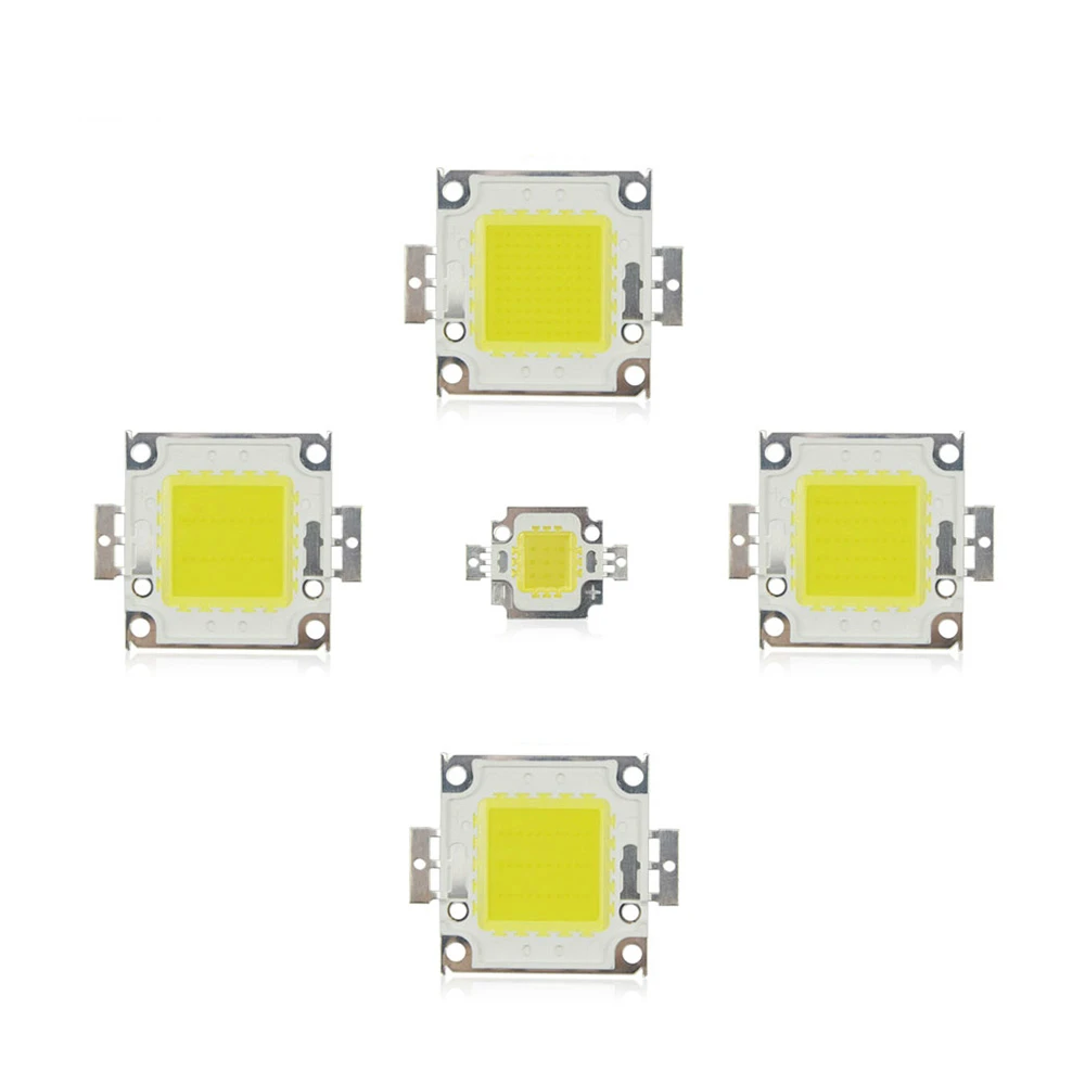 DIY прожектор лампы белый/теплый белый 10W 20W 30W 50W 100 Вт светодио дный светодиодный свет чип DC 12 В в В 36 В COB Встроенная светодио дный