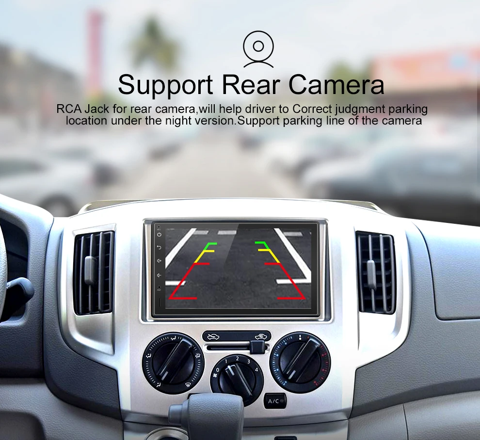 Flash Deal Navivox Android7.1/8.1 Universal GPS Navigation Radio Stereo Audio Player for nissan ,for hyundai   RDS/SWC/BT/Wifi (no dvd) 8