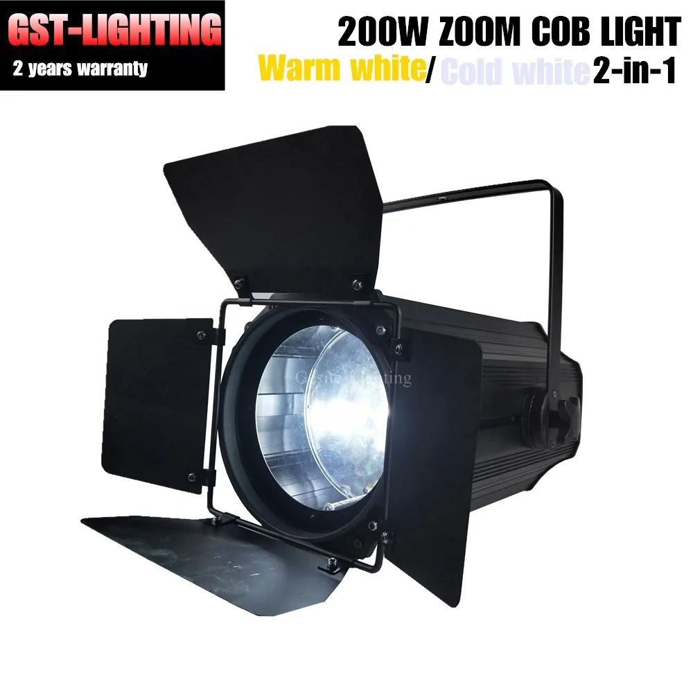 

PAR64 COB LED Zoom Par Can Gold Color Warm White Spot Light 200w