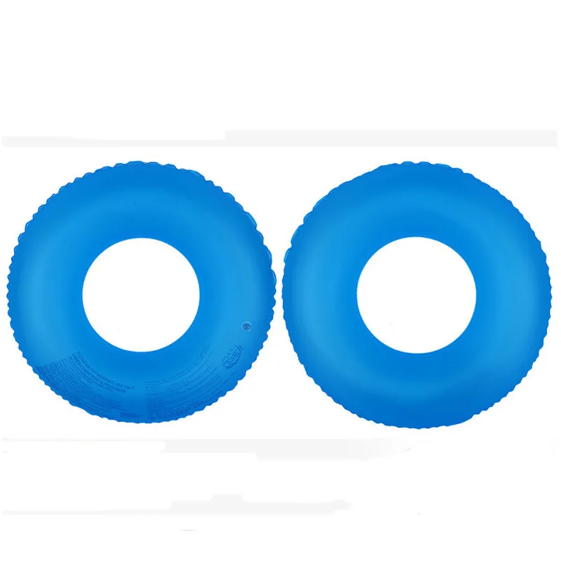 

Men Women summer Inflatable Swimming Rings can holder blue Swim Pool River Lake Beach Raft Floating Tube Ring water sports #4S04