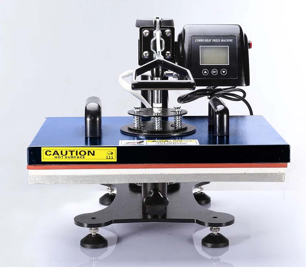 Большой размер 32*45 см lcd 8 в 1 комбо термопресс машина для кружки/крышки/футболки/чехол для телефона теплообменная машина, сублимационный принтер