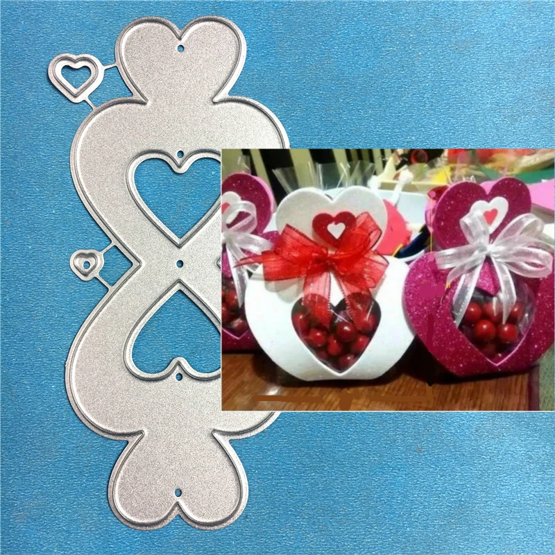 

1pcs Love Sweet box Metal Cutting Dies Stencils For DIY Scrapbook Paper Card Decorative Craft Embossing Die Cuts