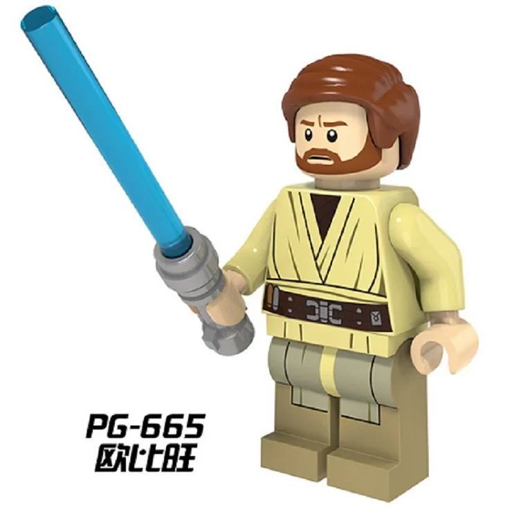 

Single Sale Wars Obi Wan Kenobi With Lightsaber Darth Malgus Rogue One Dolls Building Blocks Bricks Toys for children PG665