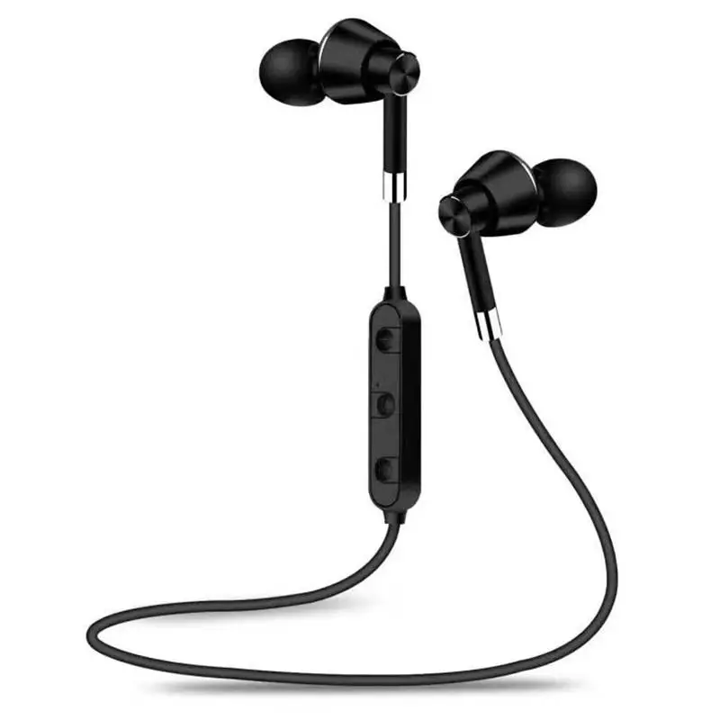 Беспроводные наушники Bluetooth с шейным ремешком спортивные музыкальные для