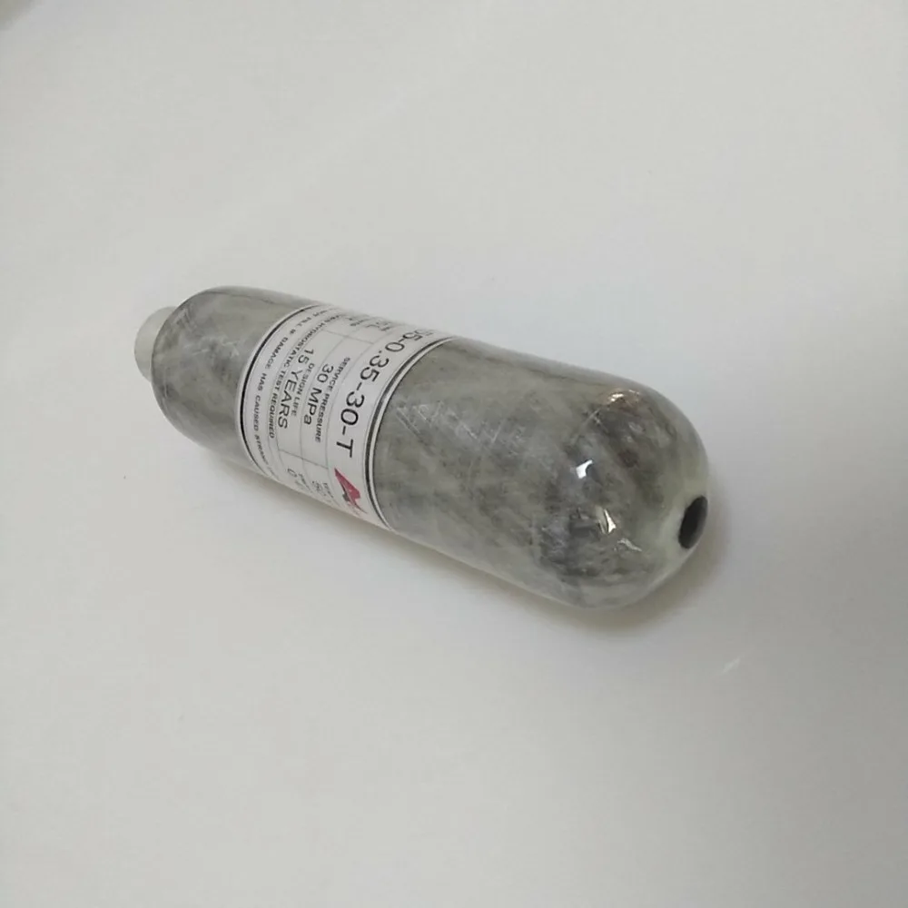 Китай поставщиков 0.35L 30Mpa 4500psi пустого бака углеродного волокна газовый баллон с