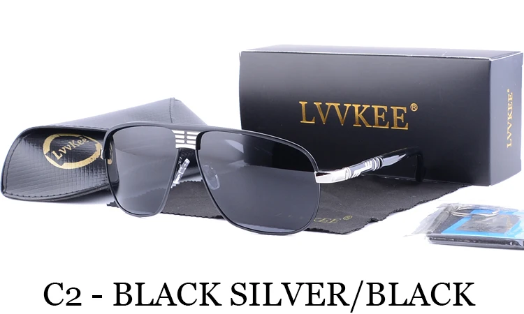 LVVKEE винтажные HD поляризованные мужские солнцезащитные очки Классические брендовые алюминиевые солнцезащитные очки с покрытием линзы для вождения для мужчин/Wome Oculos