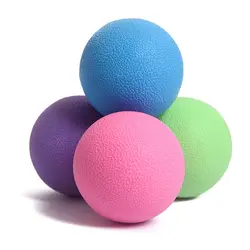 Горячие продать массаж Мячи для йоги мобильности Миофасциальный спускового точки Средства ухода за кожей мяч 4 цвета